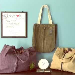 Annette Ferber Journey Olive Expandable Tote